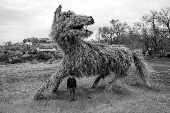 Artist Joe Pachak puts finishing touches on his seventh-annual winter solstice&nbsp;sculpture