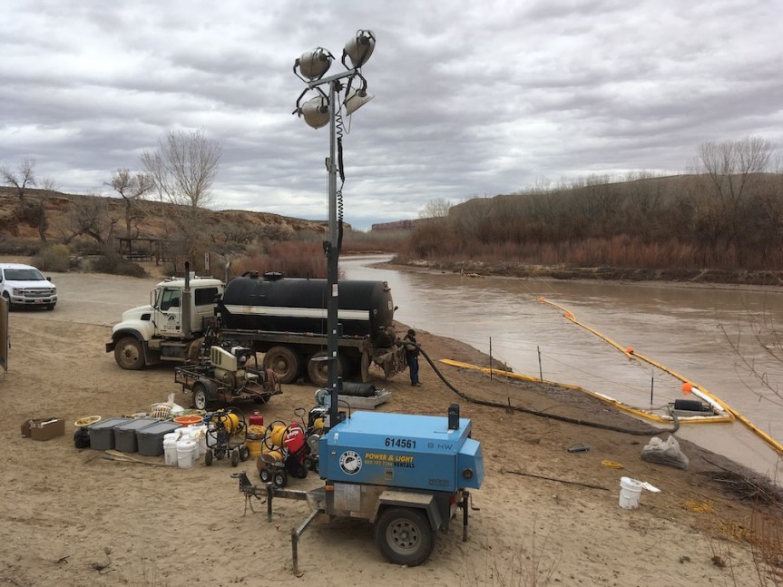 Cleanup Effort Underway after Pipeline Break Spills Crude Oil into San Juan&nbsp;River